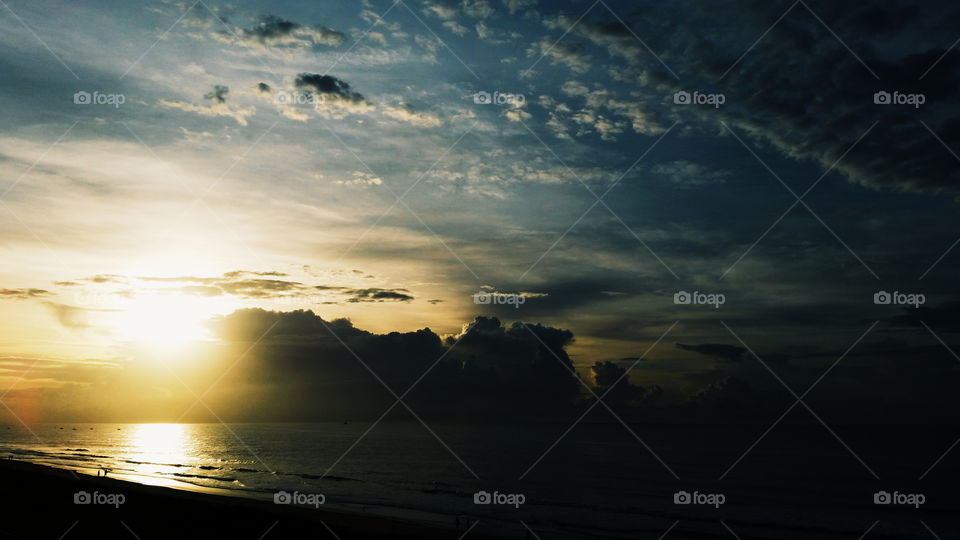 Southern Sunrise . This was the sunrise over the Atlantic Ocean in Myrtle Beach, South Carolina. What a way to start the day! 
