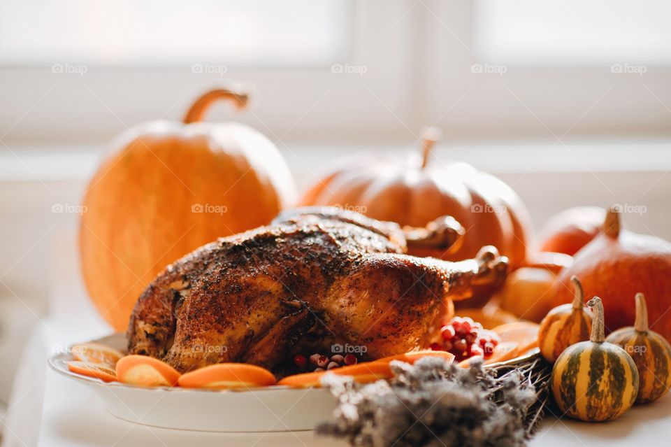 turkey, pumpkin, Thanksgiving, chicken, grill, pumpkin, holiday,