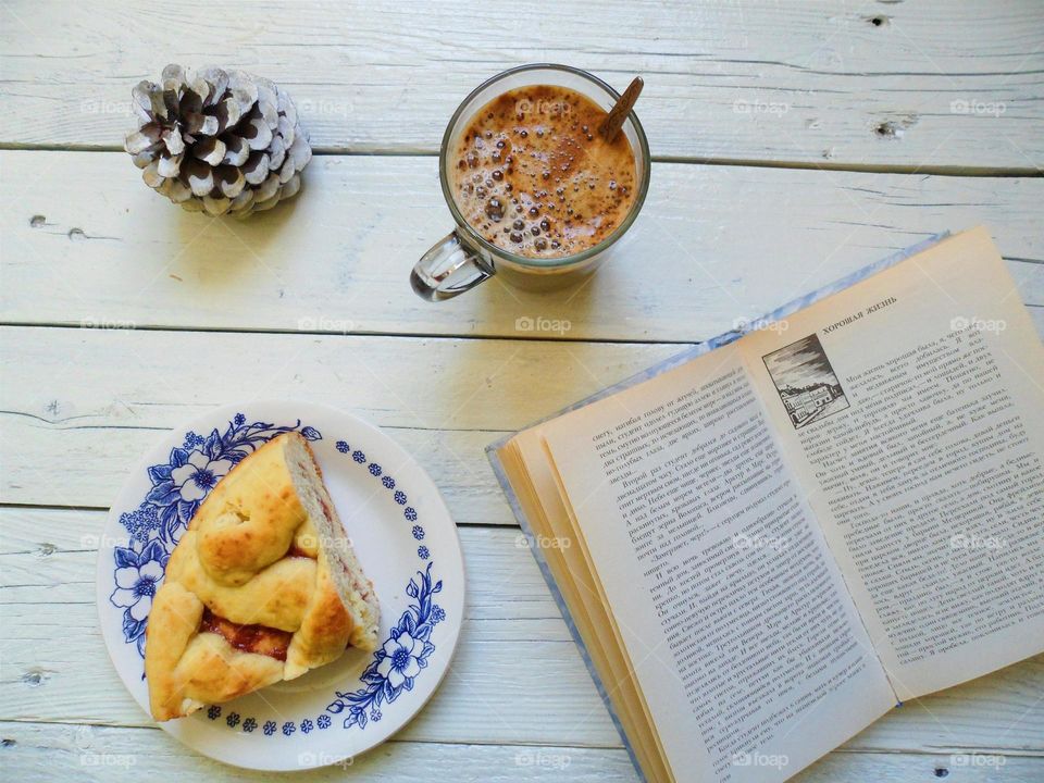 on cold days you can warm up with hot tea and delicious food