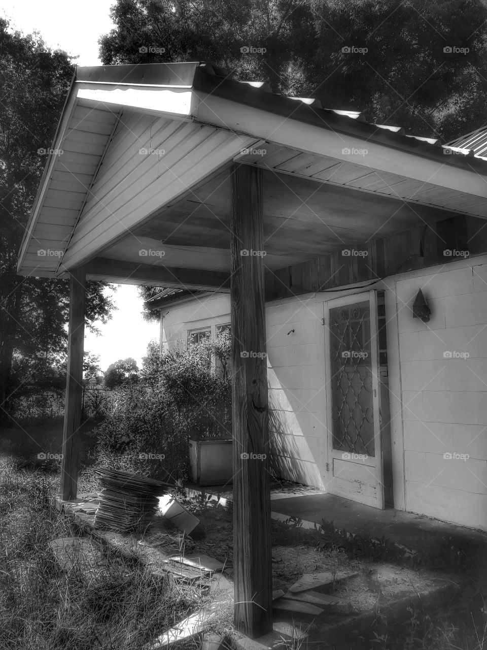 She leaves the door cracked just a little...