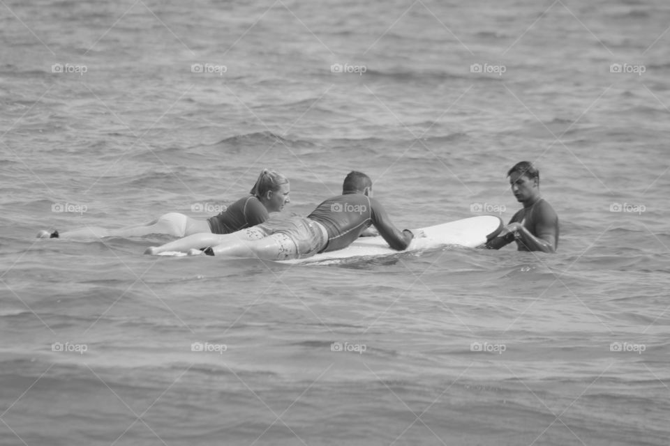 Pacific coast surf lesson