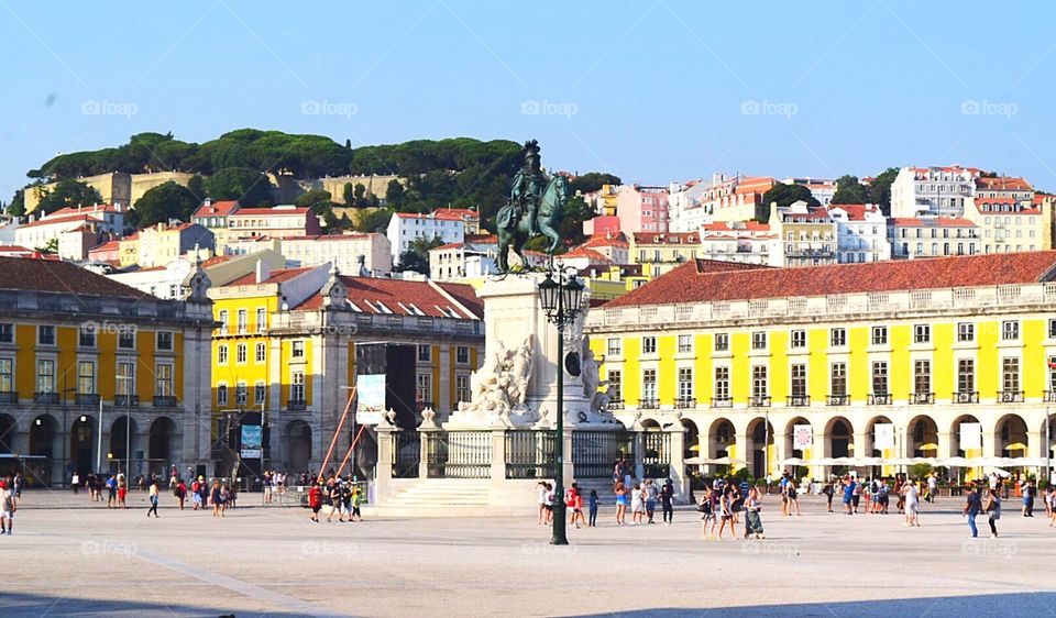 Praca do comercia in Lisbon Portugal 