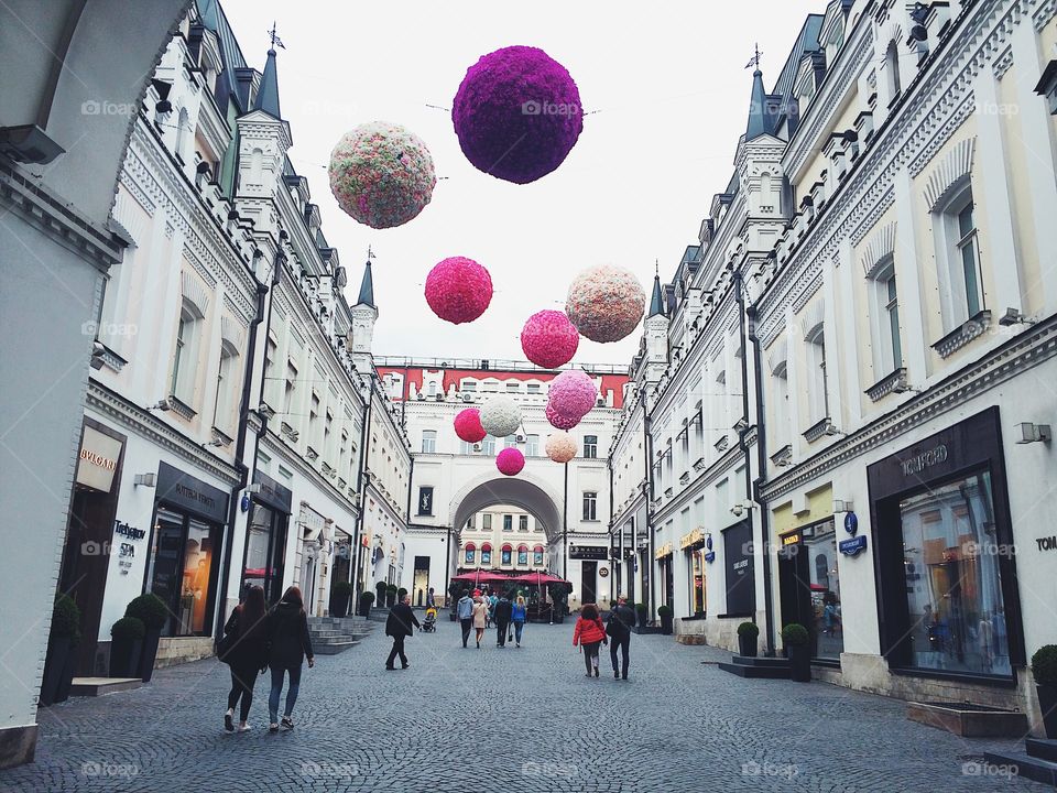 Walking in Moscow 