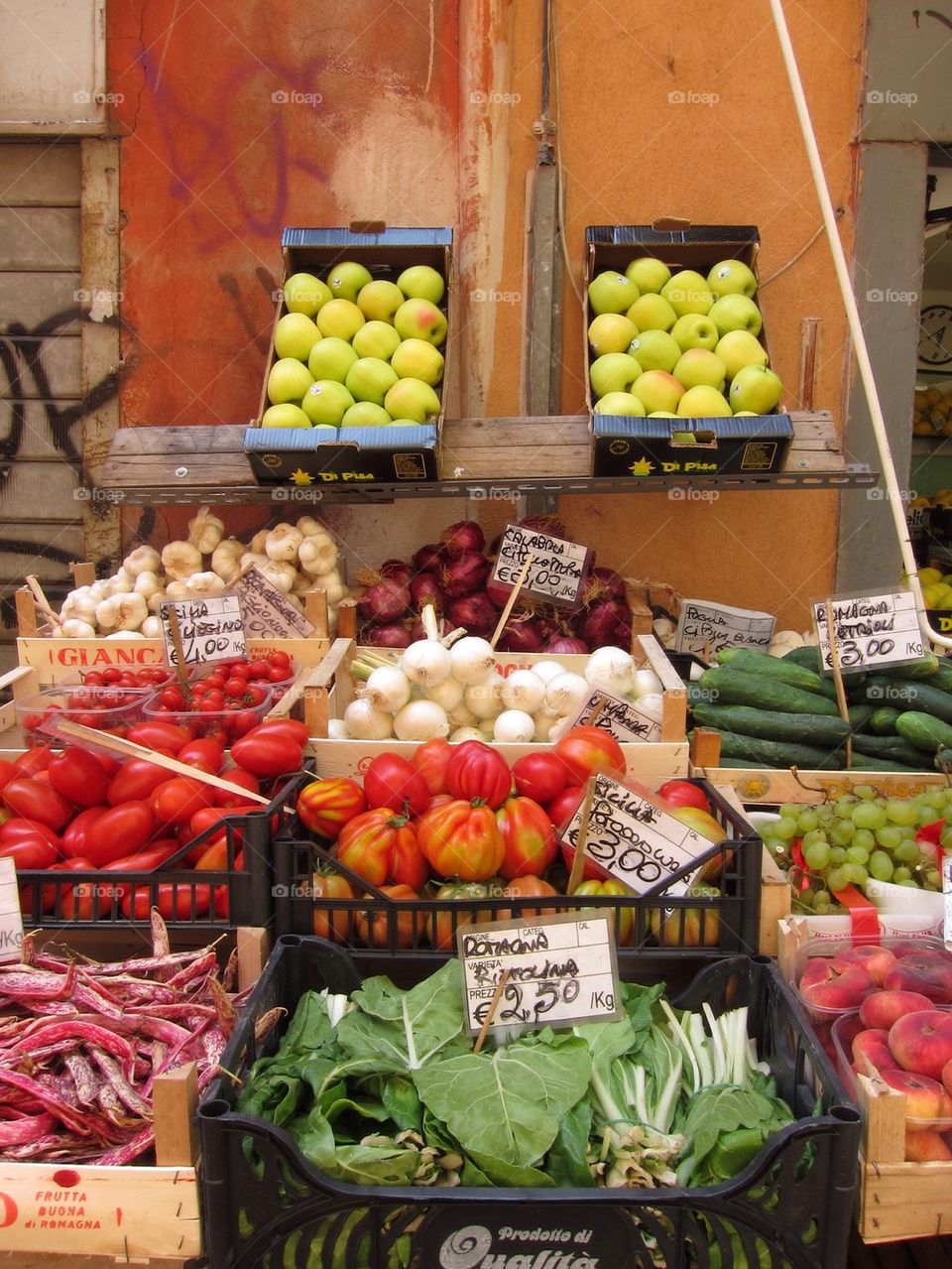 Vegetables for sale on the street