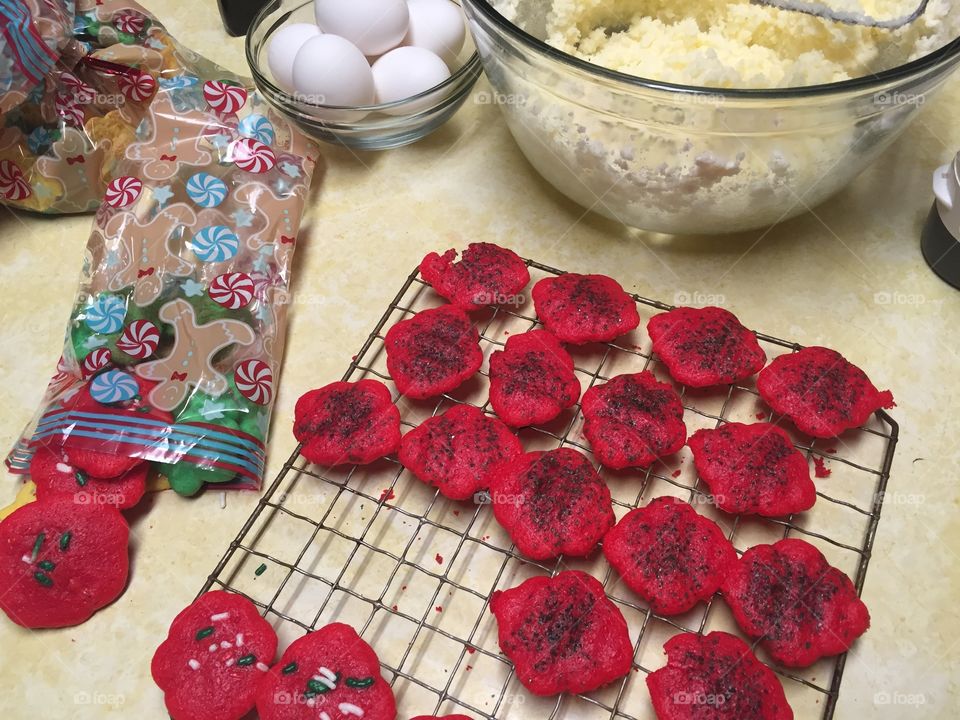 Ingredients for Christmas cookies