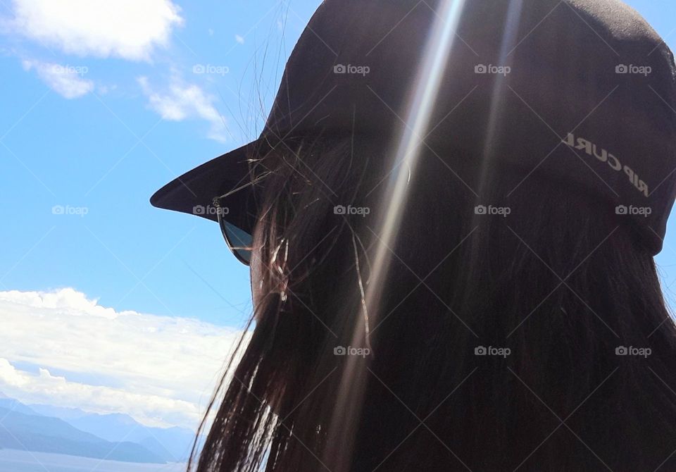 Perdida en el paisaje