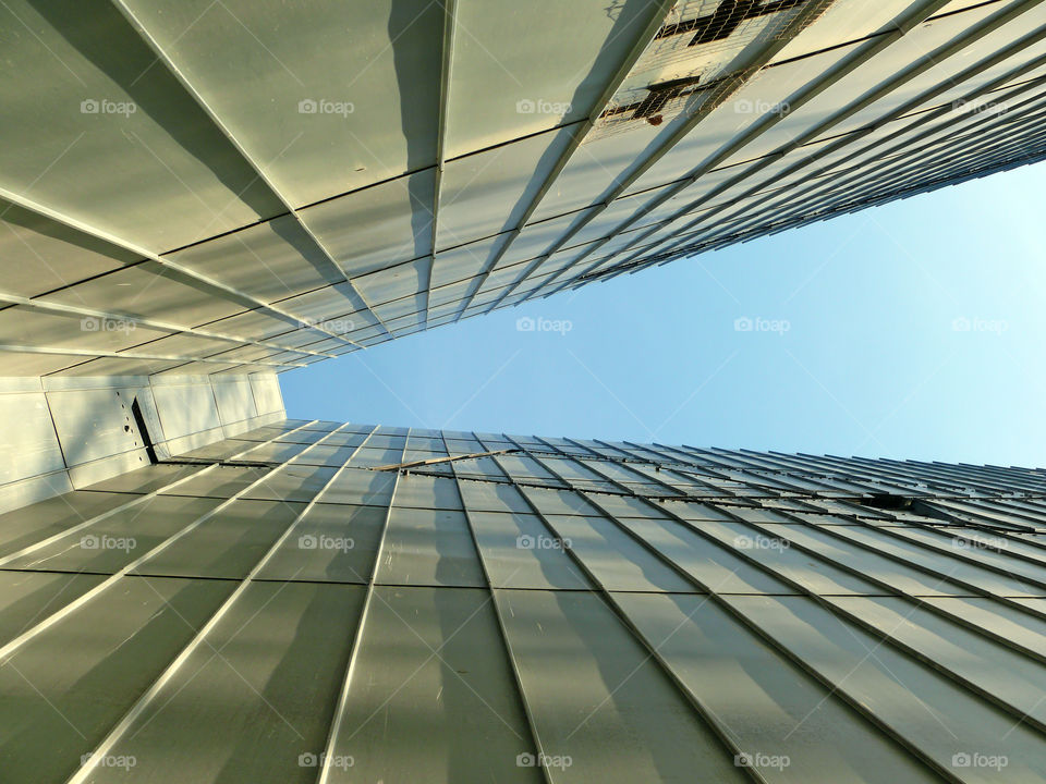 Low angle view of architecture against sky in Berlin, Germany.