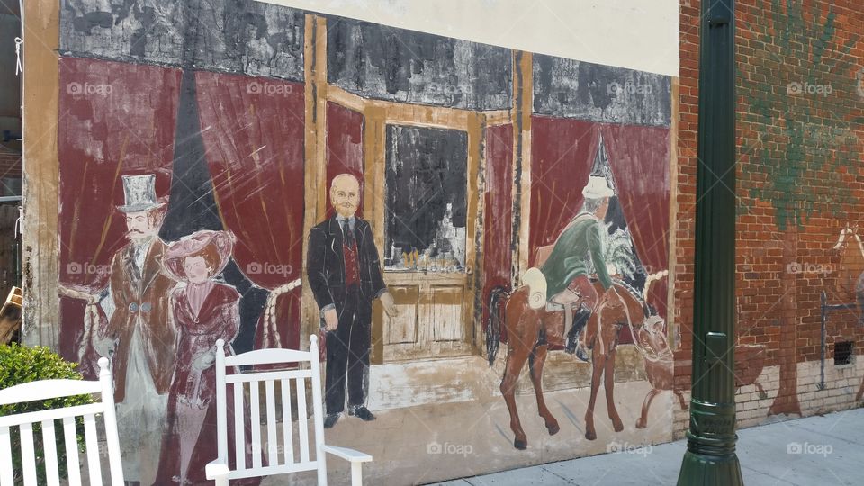 Mural  at the Aiken Brewing Company