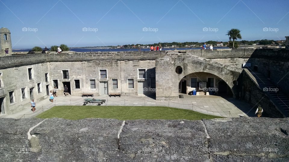 Castillo de San Marcos . fort in St agustine 