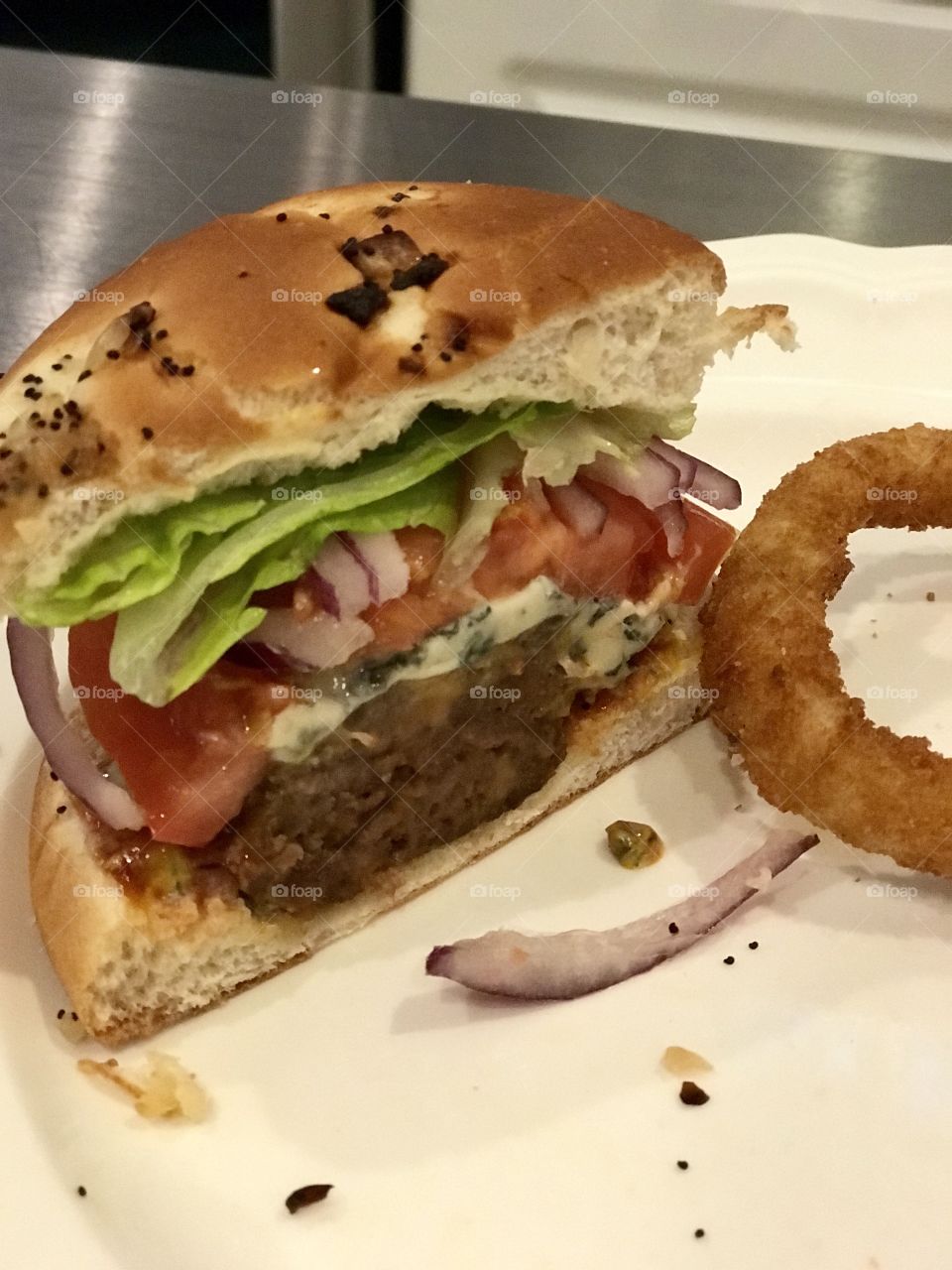 Delicious Blue cheese burger