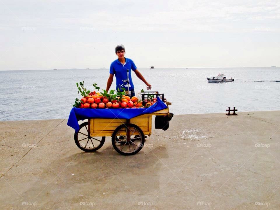 Istanbul food cart 
