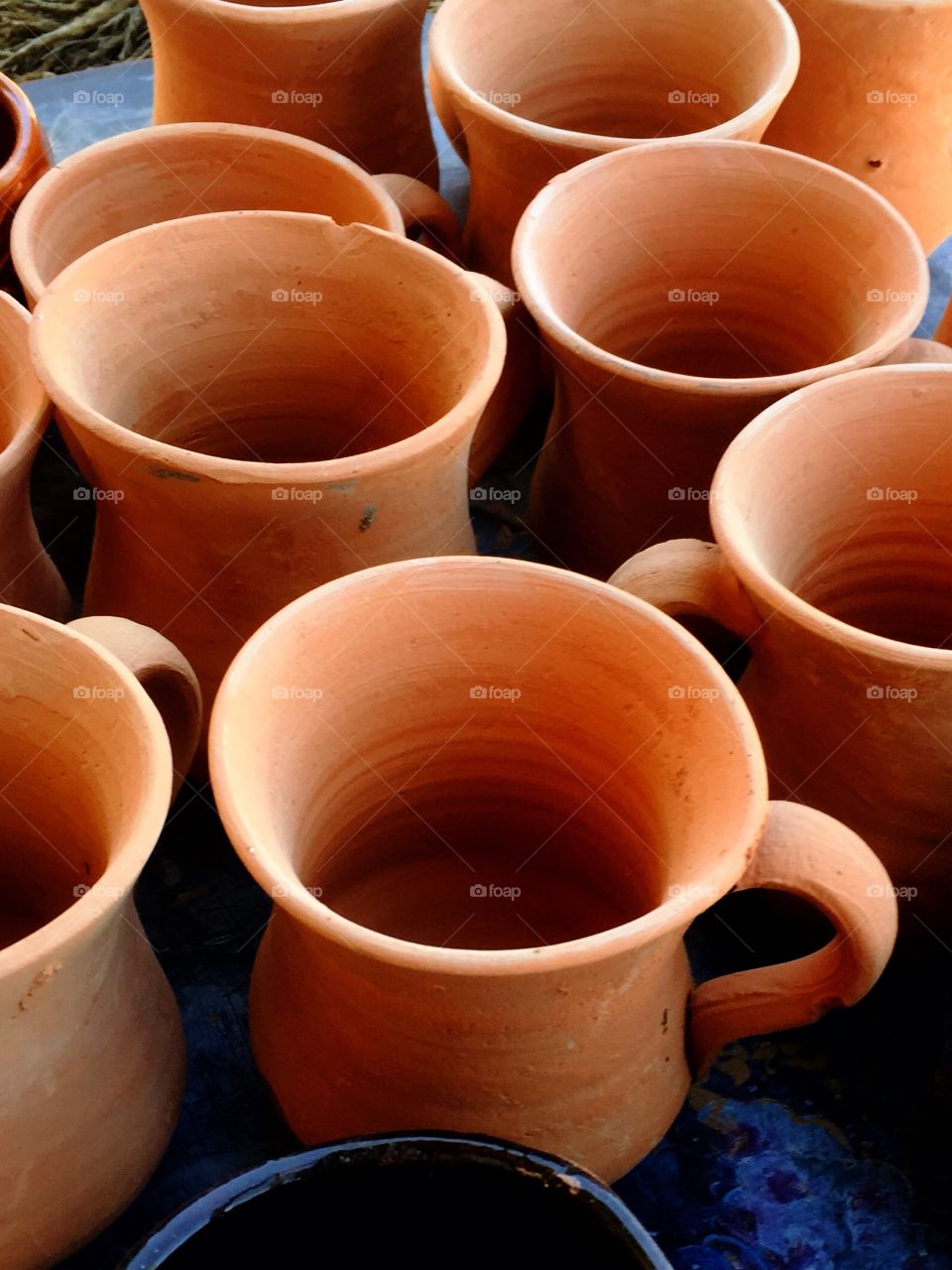 Traditional pottery vessels cups things