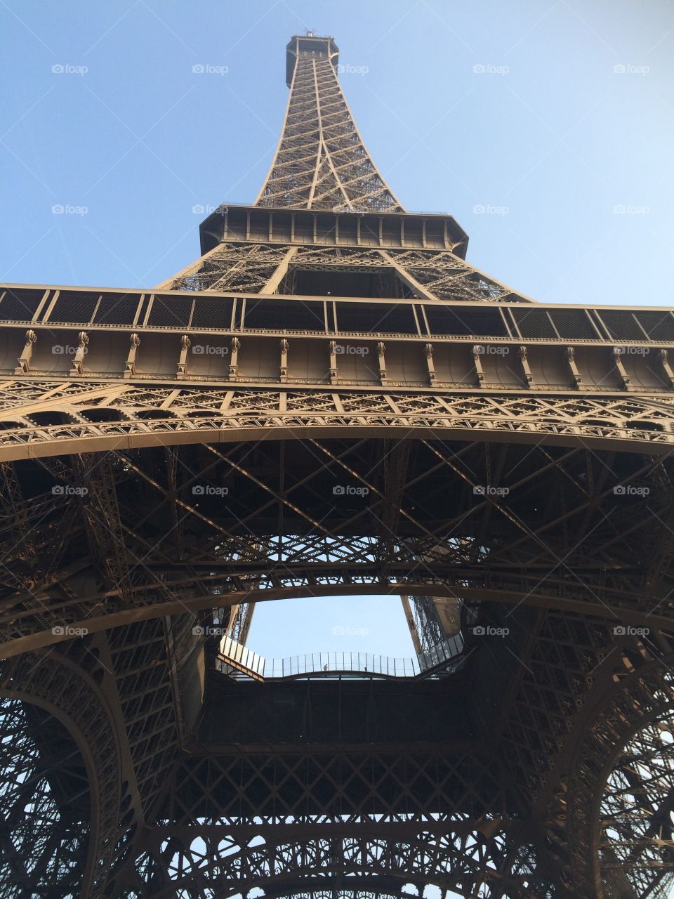 Going up. Eiffel Tower