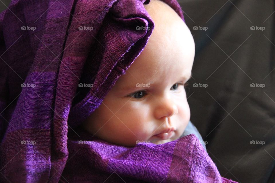 Close-up of a cute baby