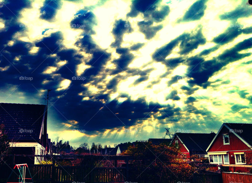 sky sweden clouds sun by ida.arnkvist