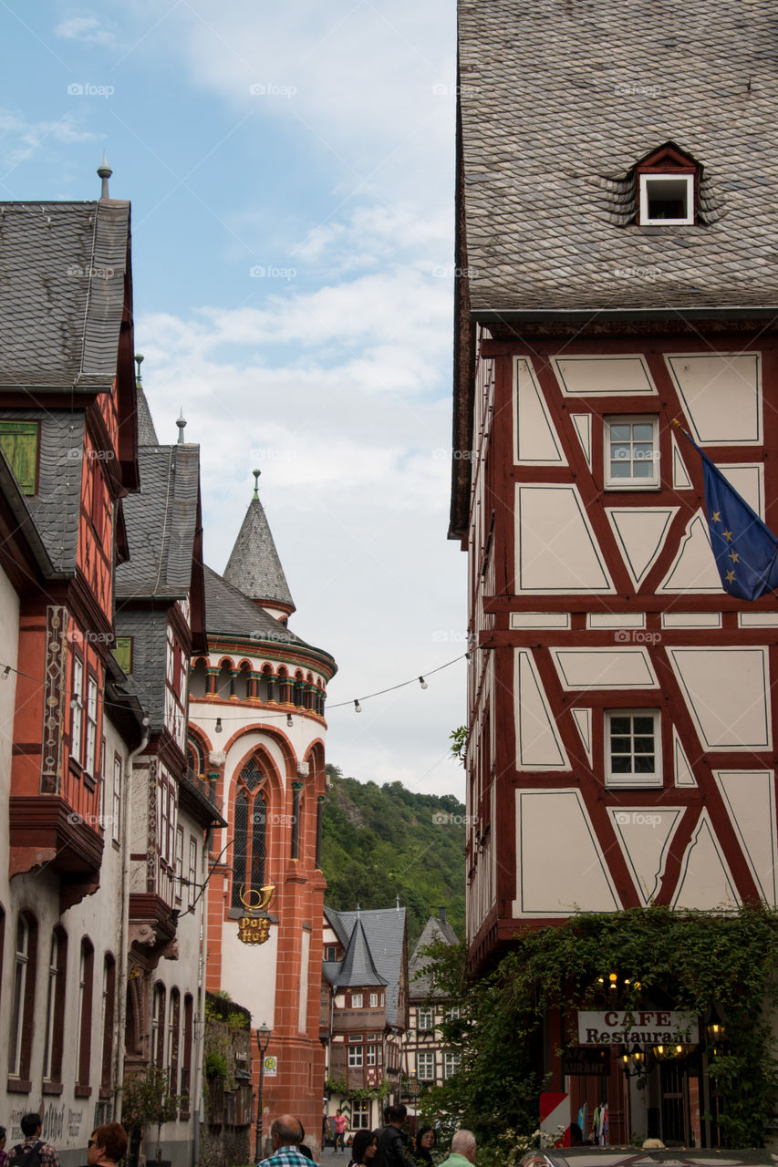 Cute town of Bacharach 