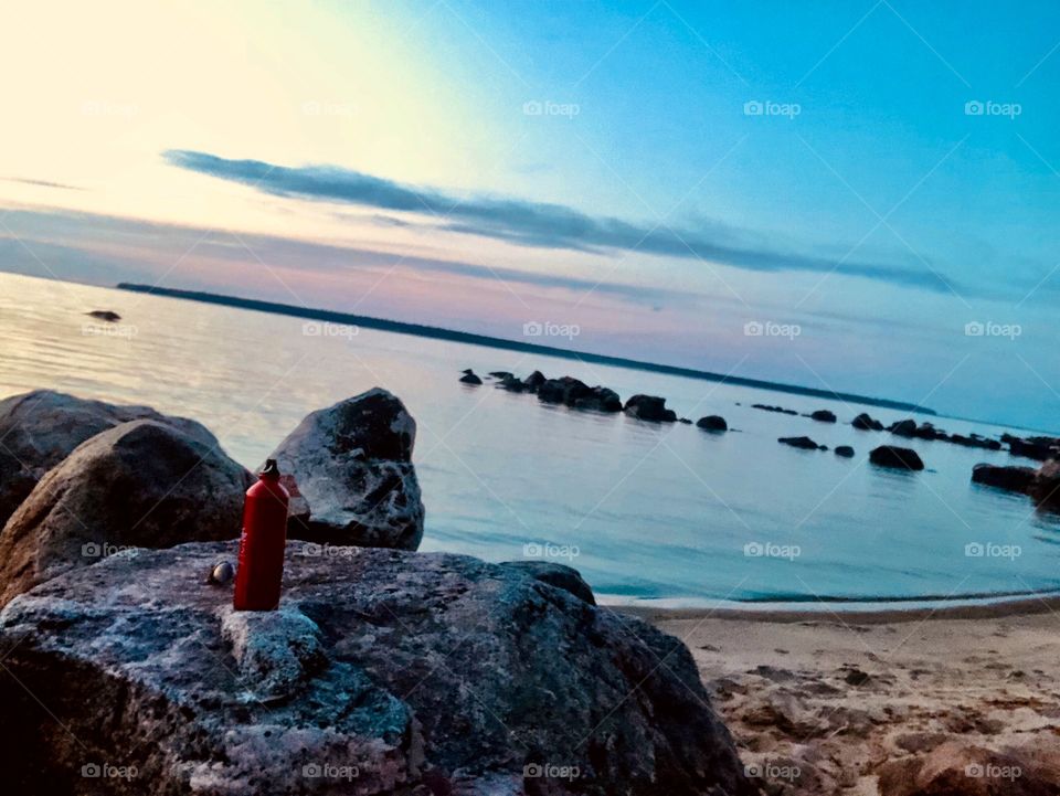 Evening at the beach 