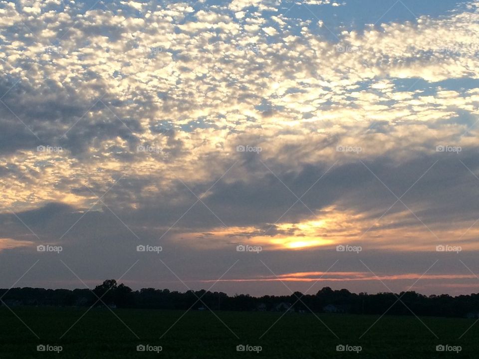 Sunset clouds