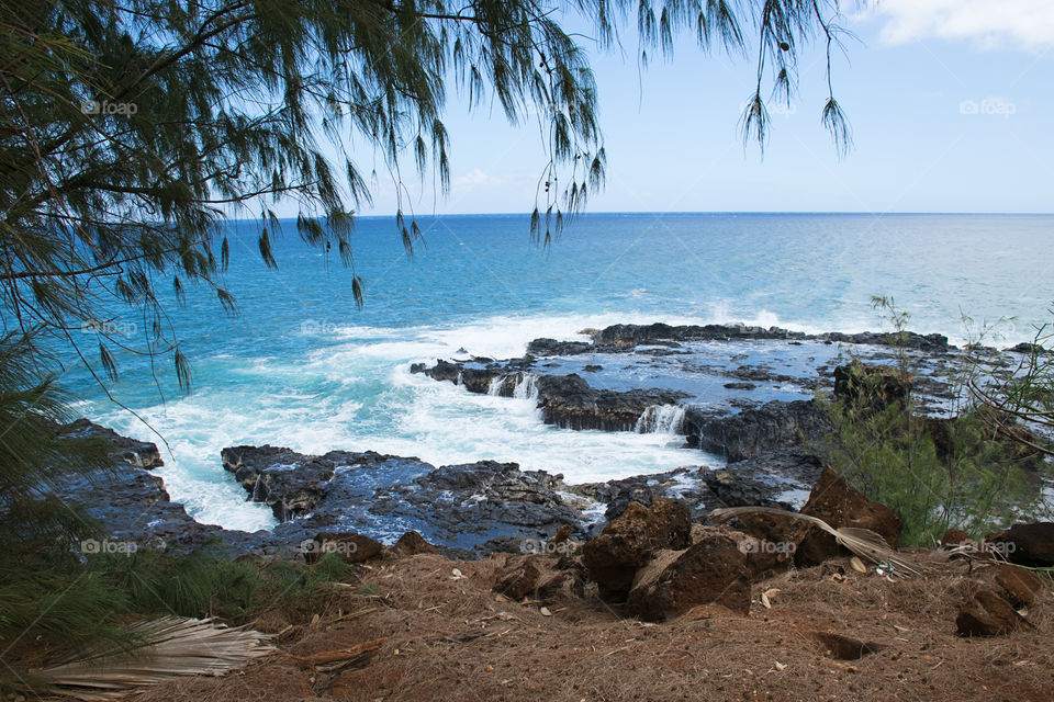 View from kauai island