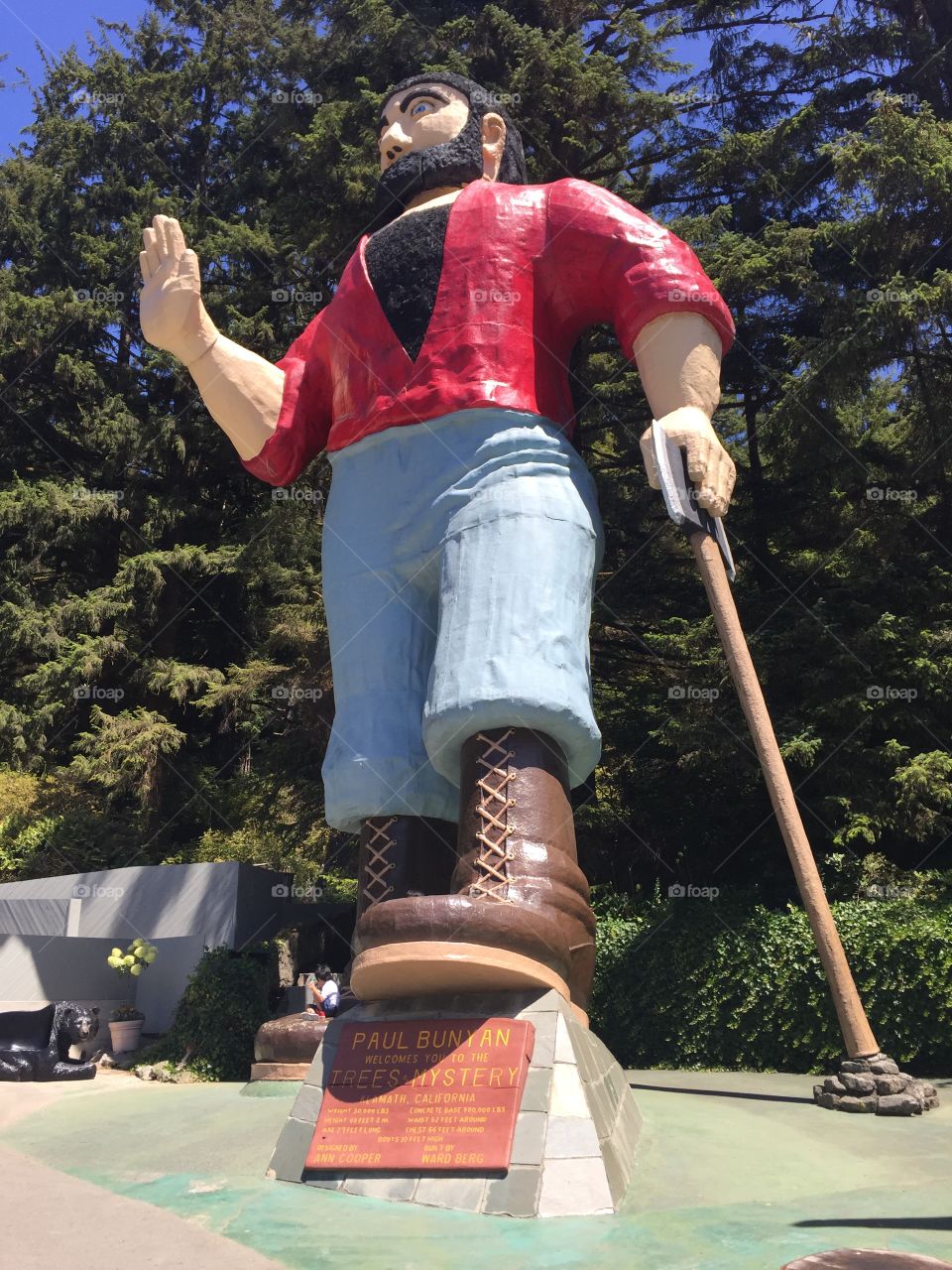 Paul Bunyan !! Trees of mystery