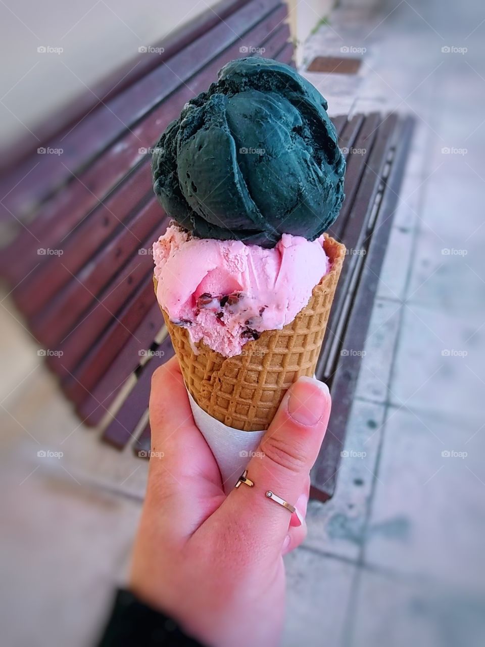 When ice cream just rocks!