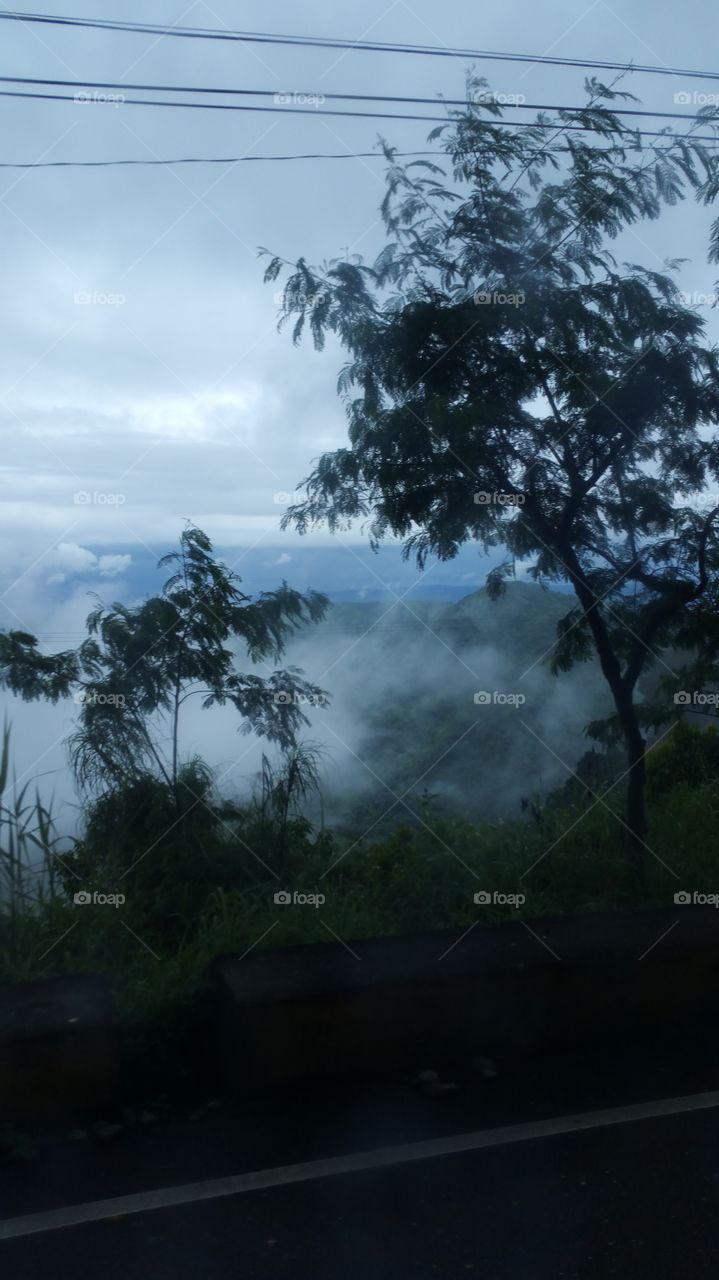 Clouds at high altitude