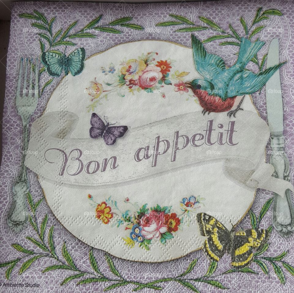 Sign Bon Appetit