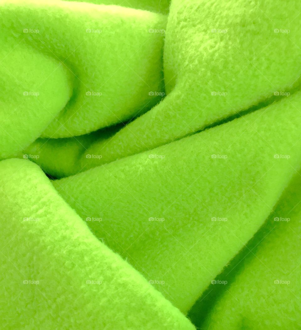 Flourescent Green Blanket