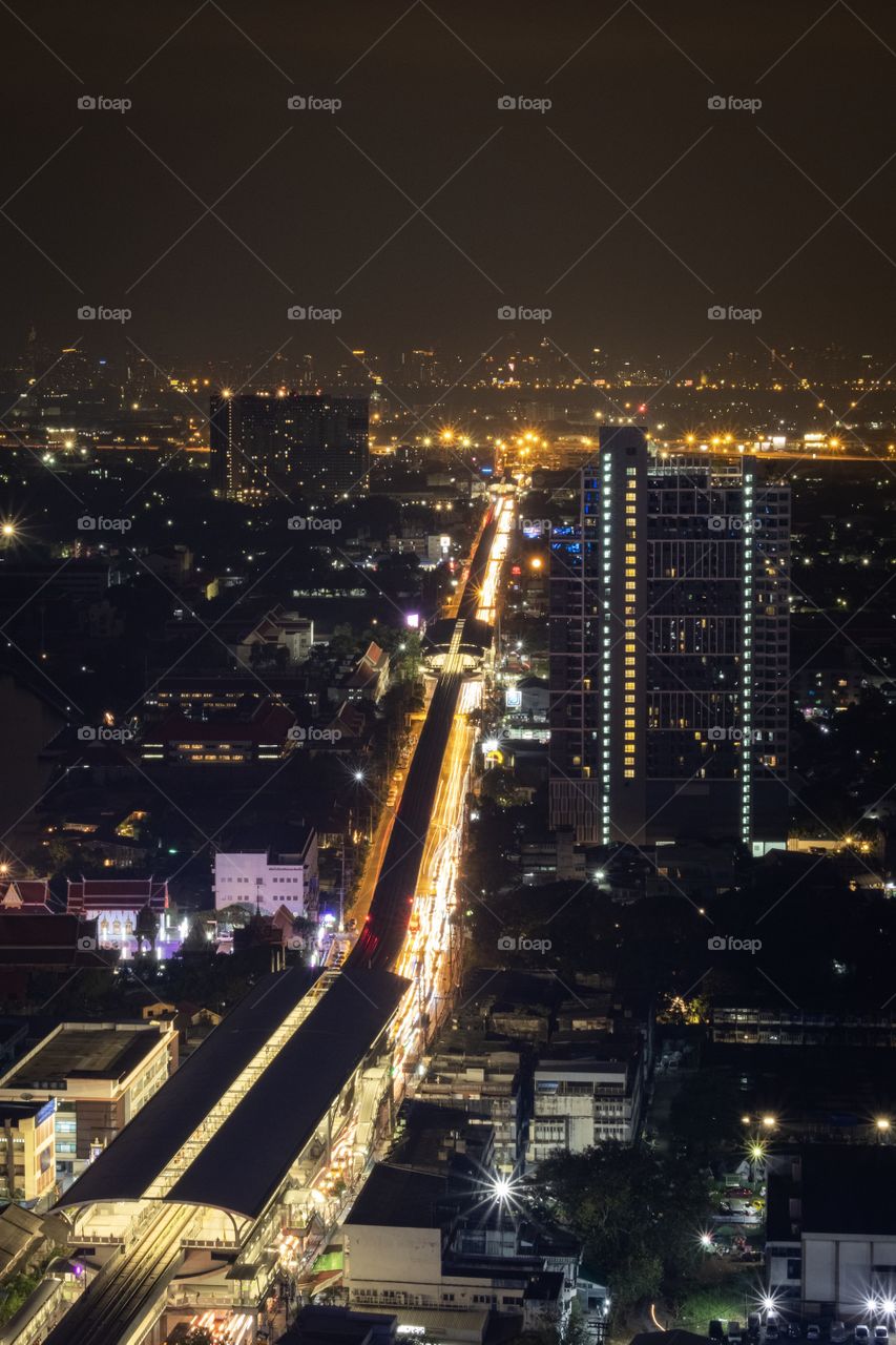 BTS station in Bangkok