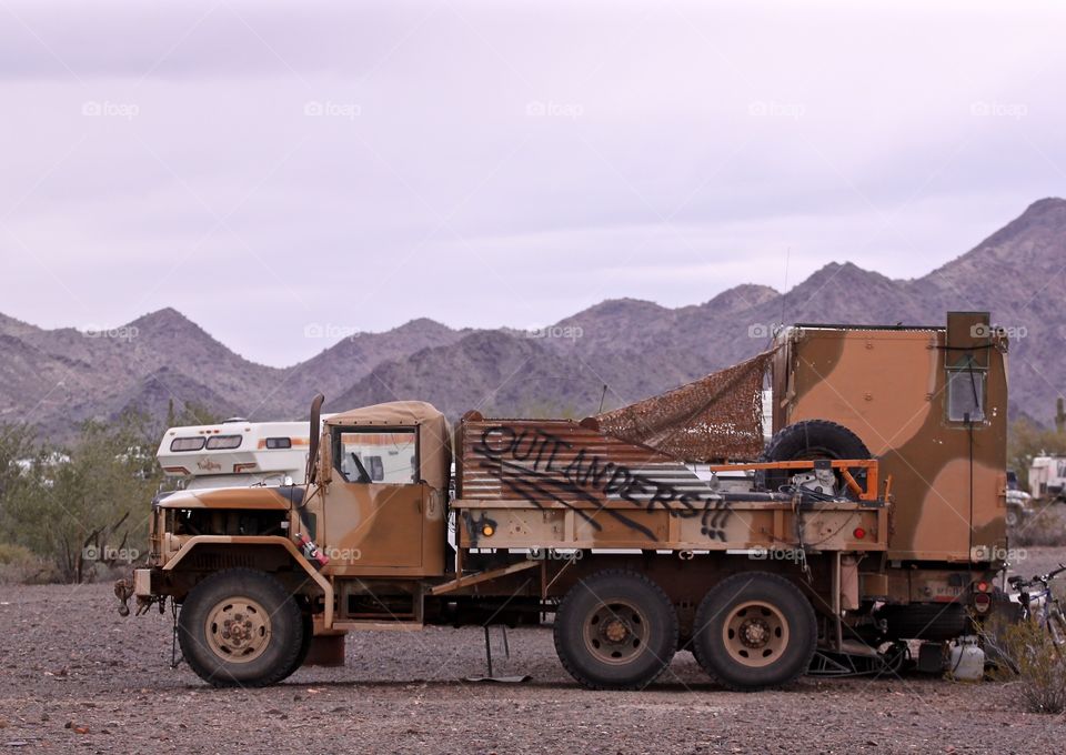 Outlander Military  Truck Camper