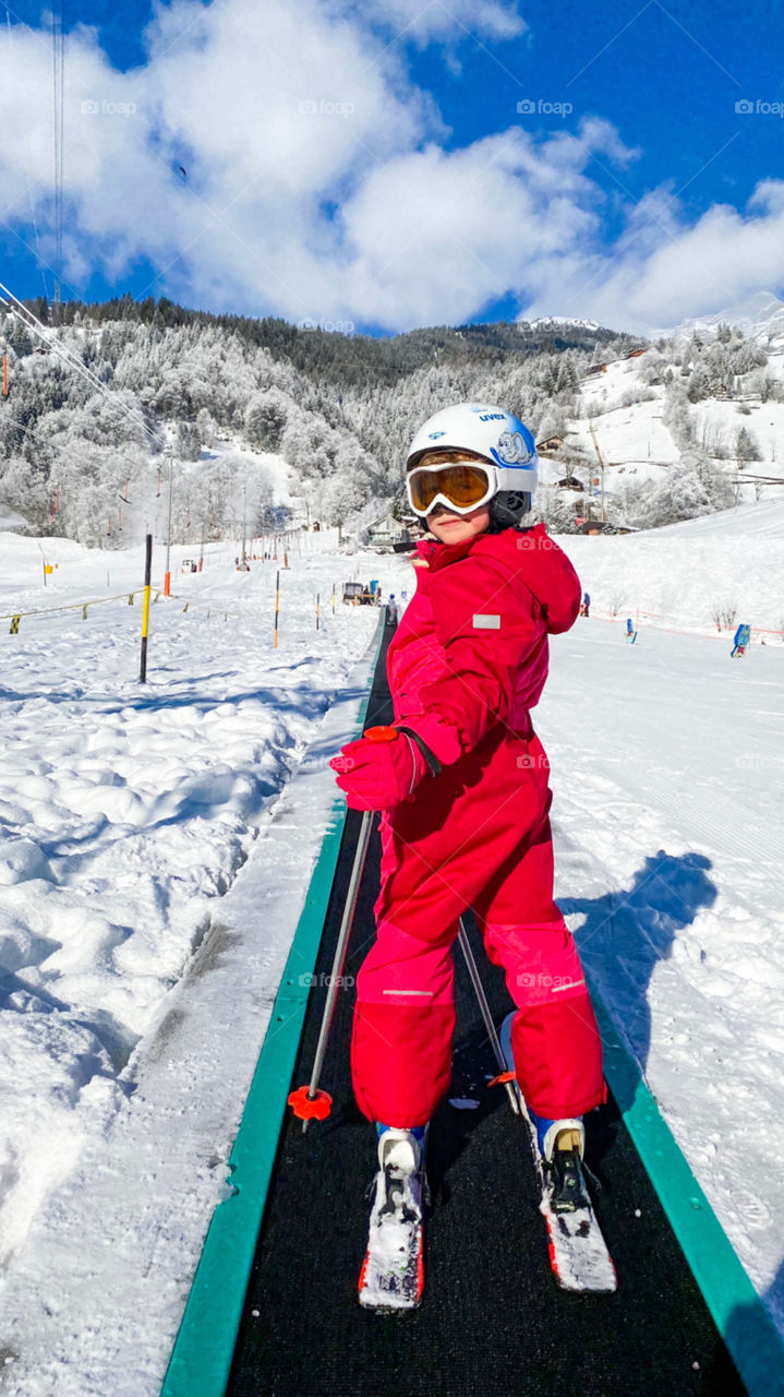 skiing, sport, skiing, sunny day, zama