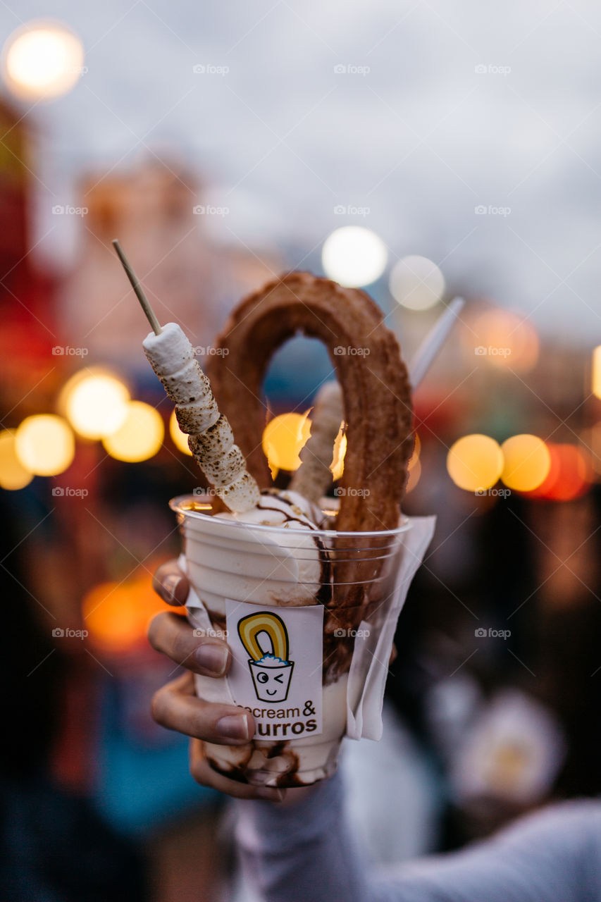 Churros dessert 