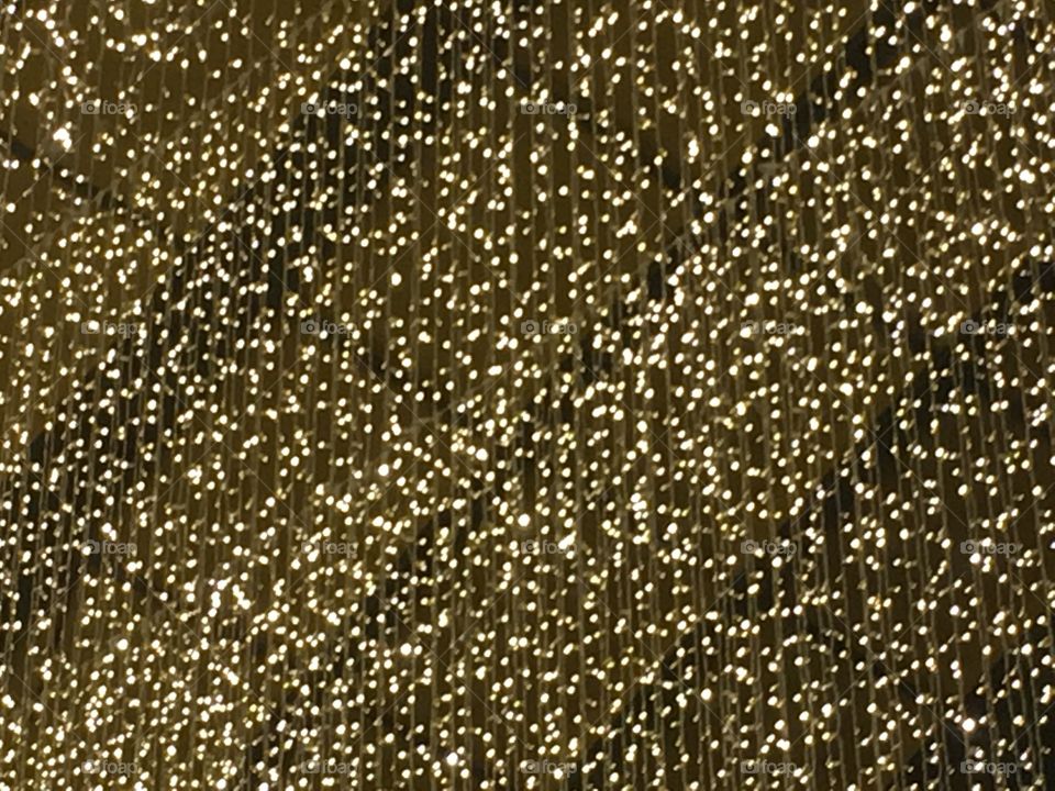 Golden lights decoration 