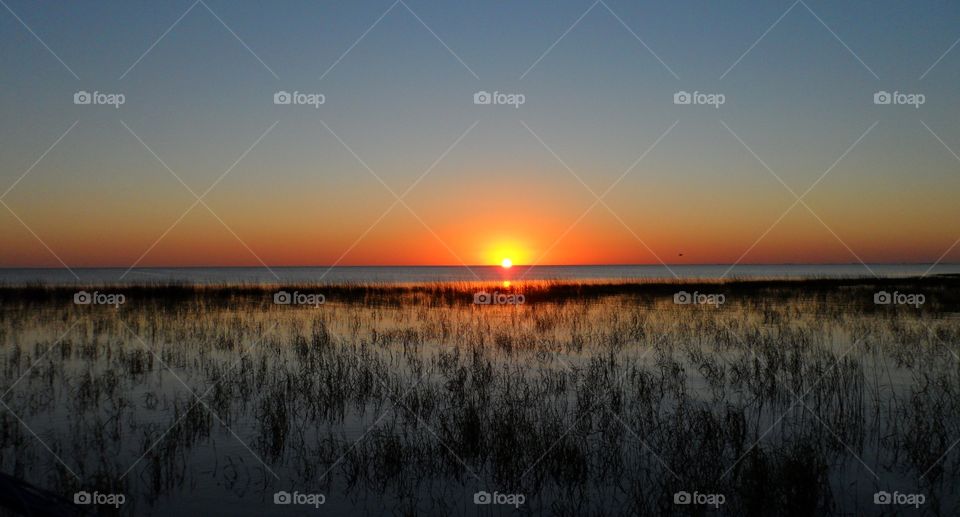 Sunset on Lake Okeechobee 