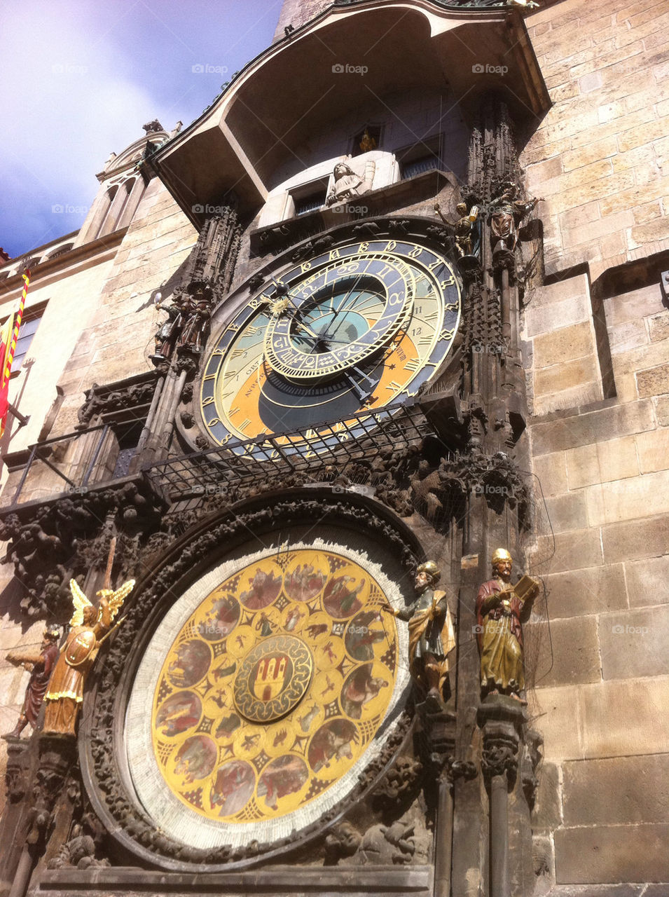 clock prague czech republic europe by oppasnout