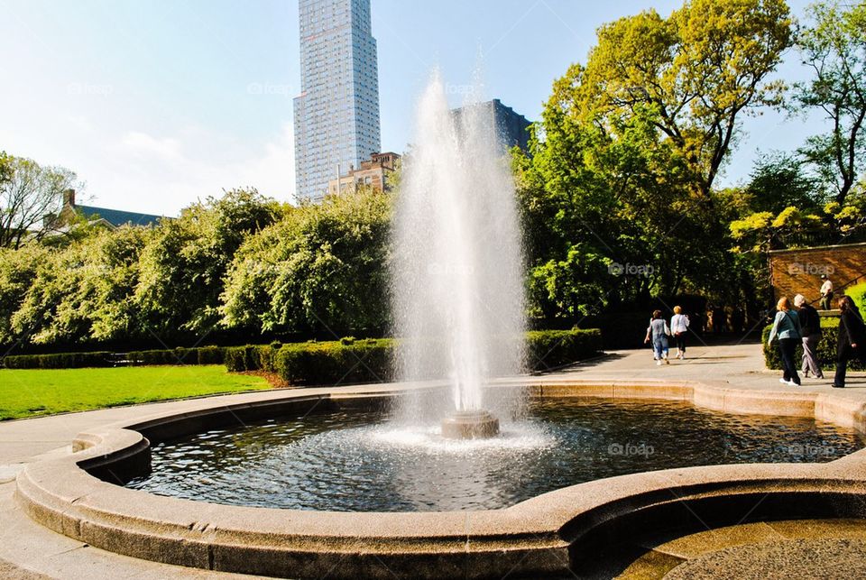 Central Park fountain