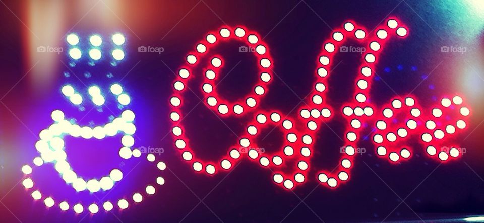 LED light bulb coffee