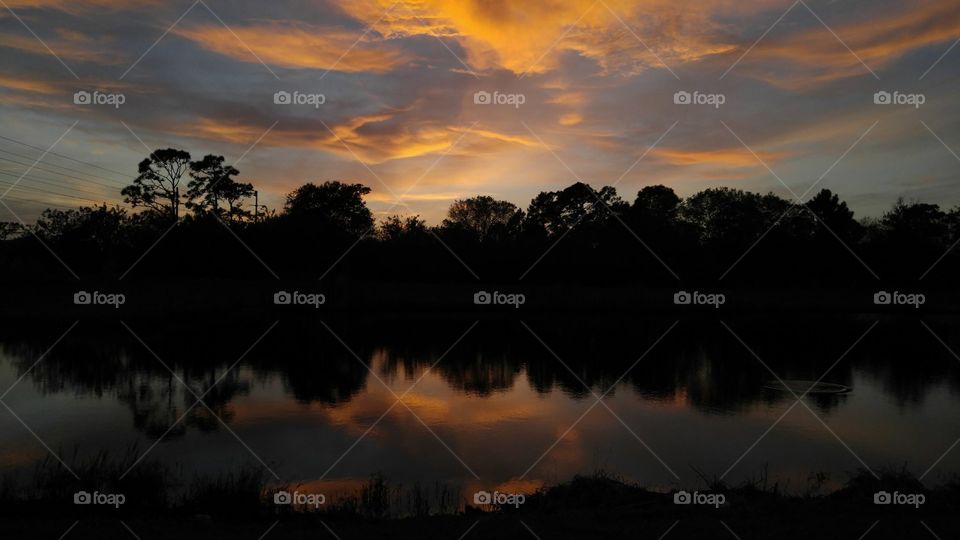 reflection by the lake