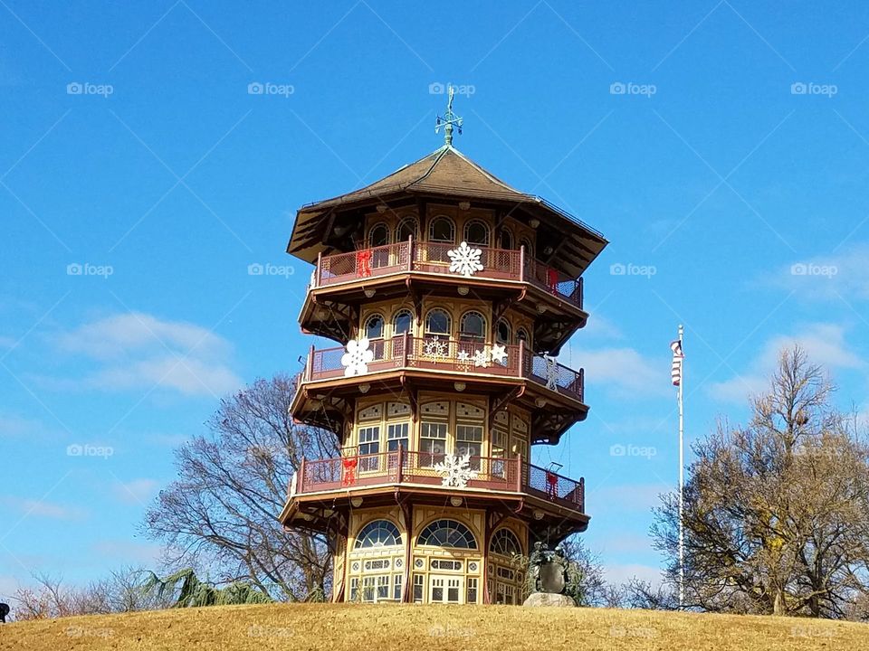 Building in a park in Baltimore