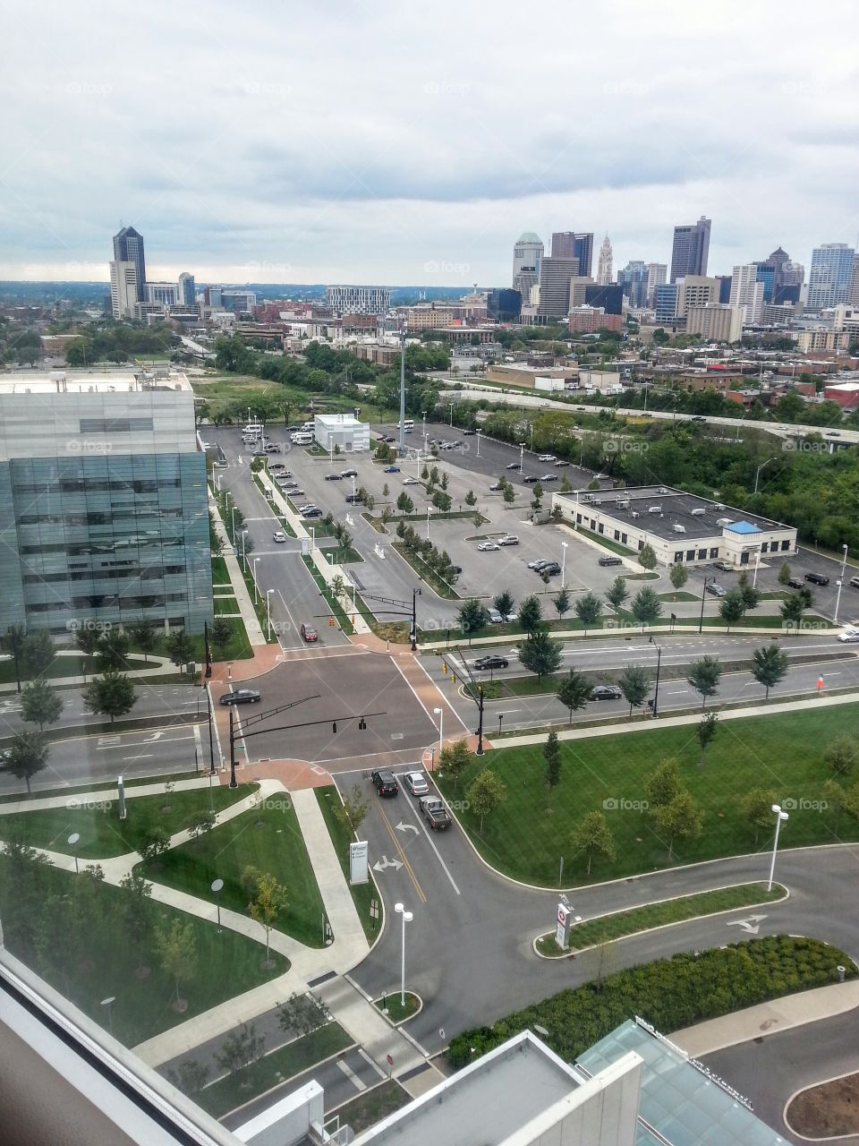 Columbus,  Ohio Views. View of Columbus,  Ohio from Nationwide Children's Hospital.