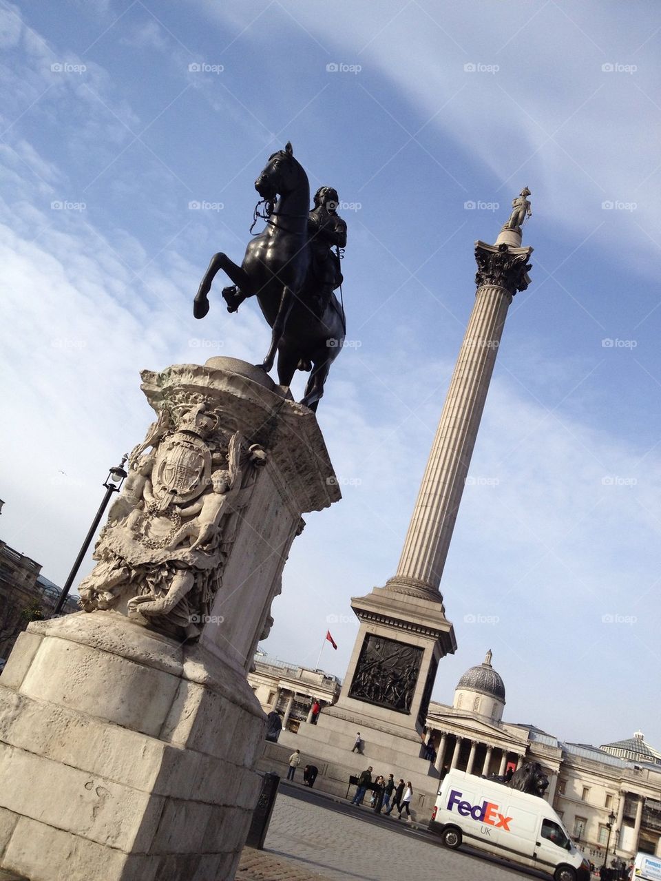 landscape sky blue square by numptyboy