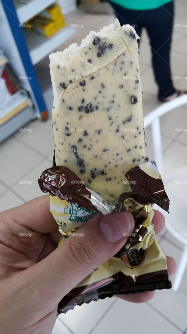 cookie and cream ice-cream