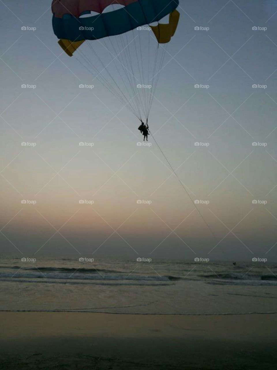 Adventure Is here !!! Parasailing on beach !!!