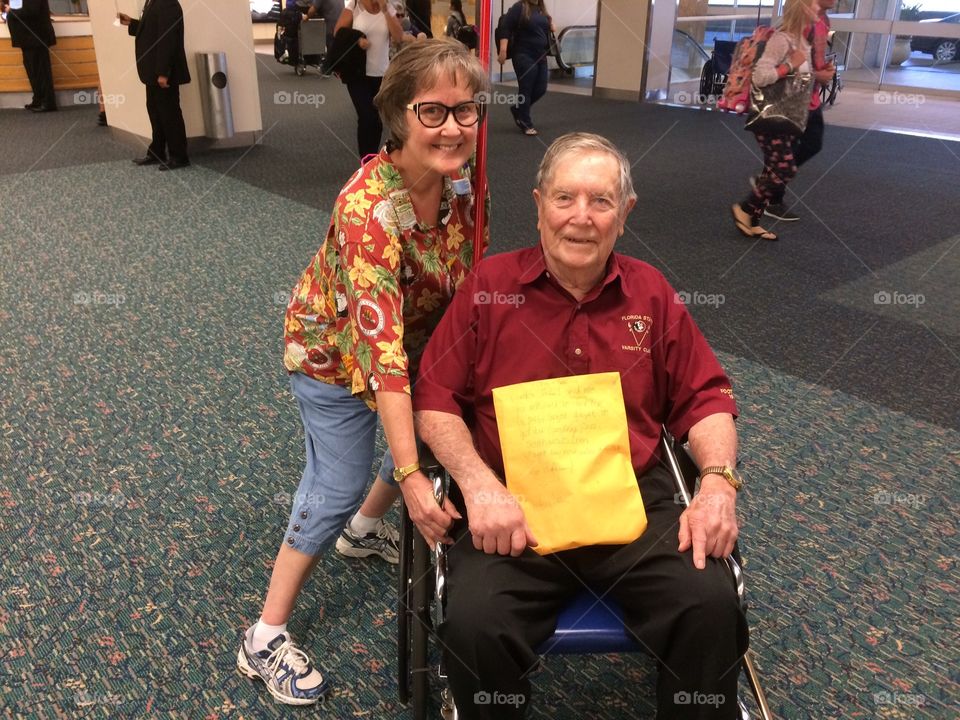 Picking up Dad at OIA !!