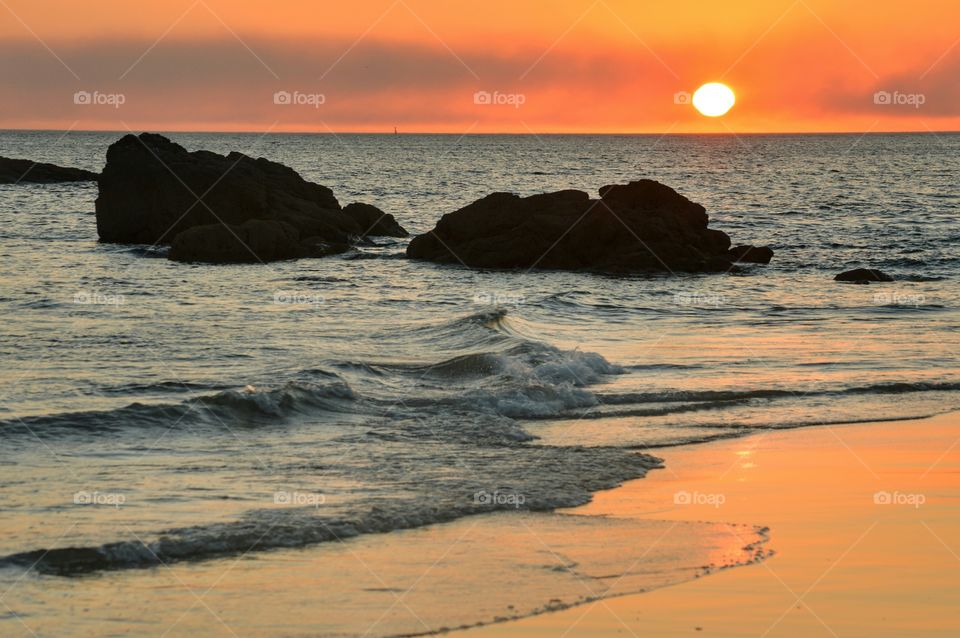 Sunset seascape