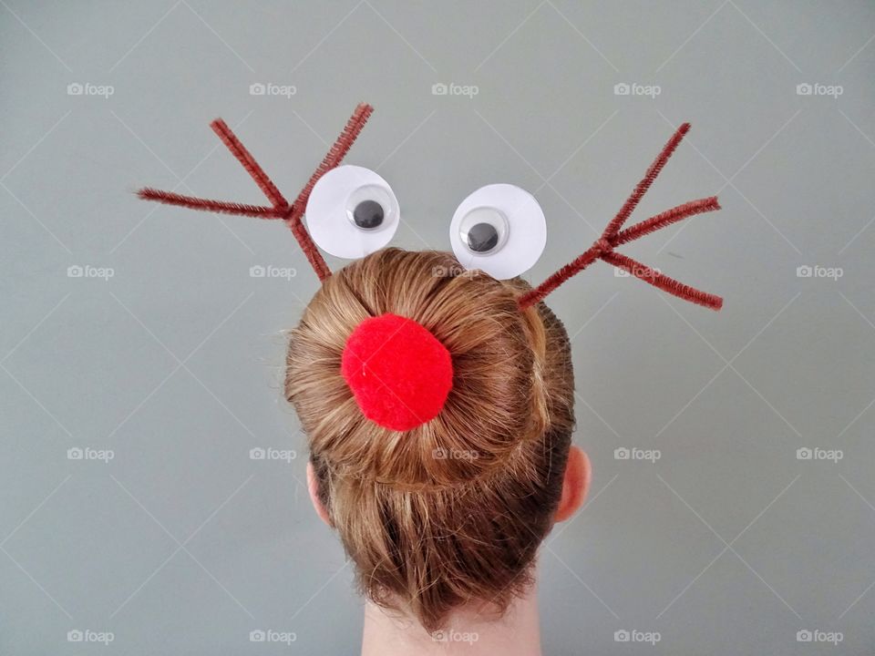 Reindeer hairstyle