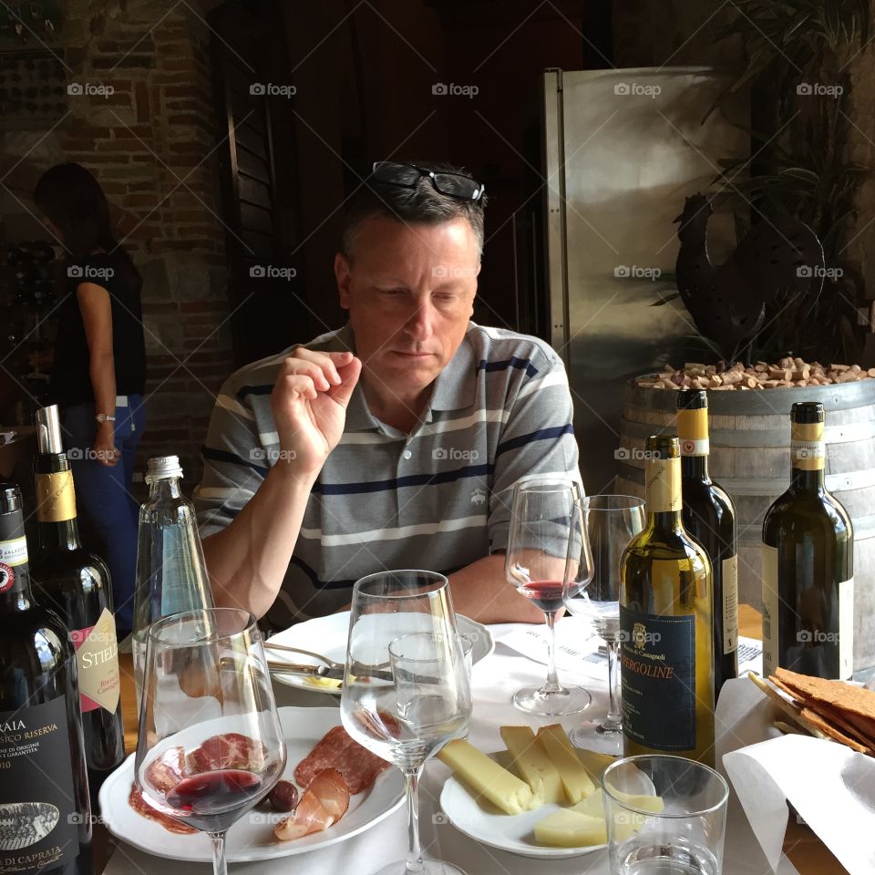 Wine tasting in Tuscany Region Italy