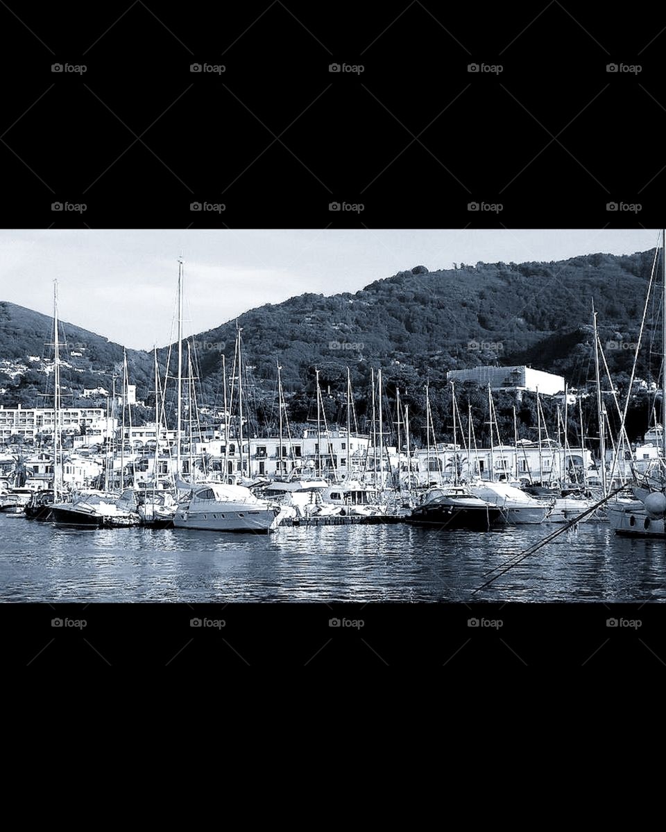 Shore from the sea.  Italy