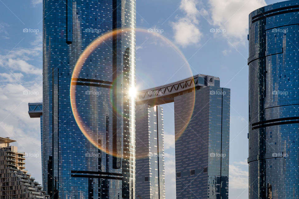 Modern buildings in Abu Dhabi