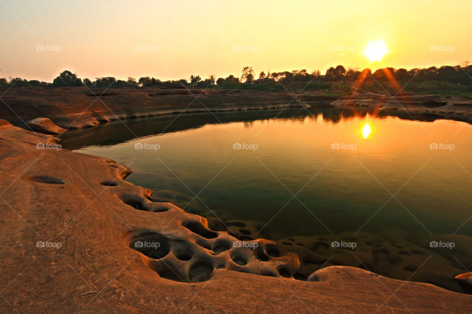 Sunset, Water, No Person, Dawn, Landscape